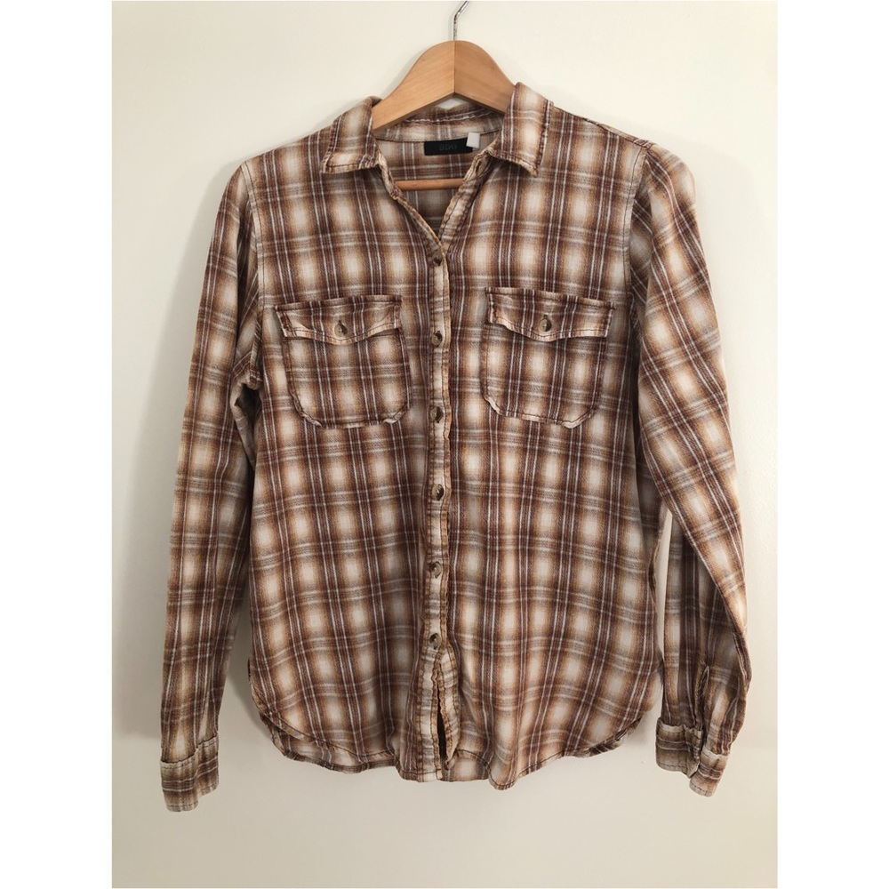 BDG Boyfriend Plaid Button Up Size: Medium